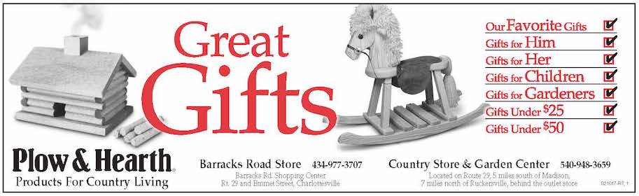Plow&Hearth Holiday Ad - Great Gifts