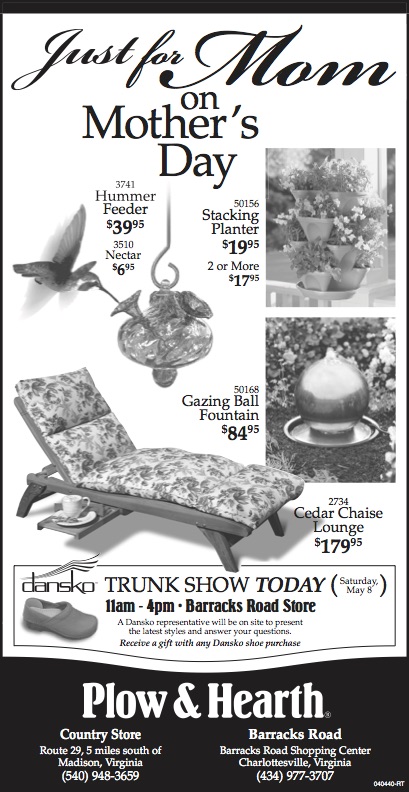 Plow&Hearth Ad - Just for Mom