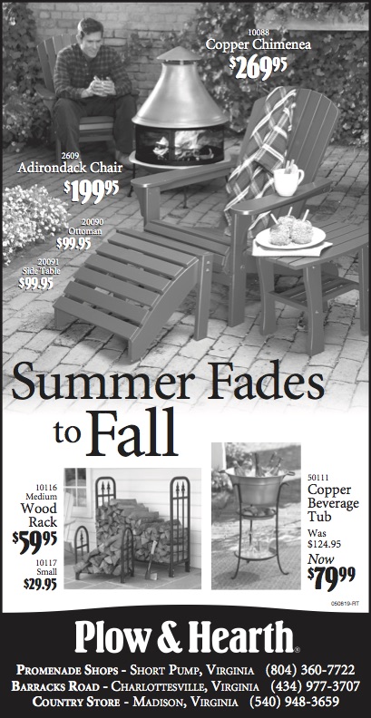 Plow&Hearth Ad - Summer Fades to Fall