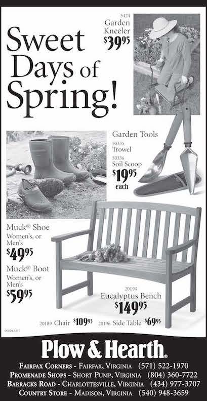 Plow&Hearth Newspaper Ad - Sweet Days of Spring