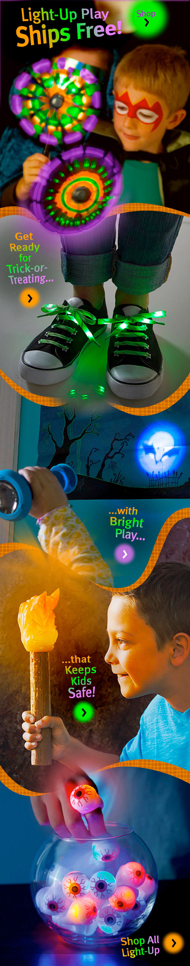 No tricks - these light-up items are a treat!