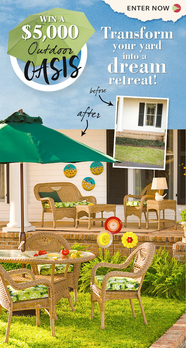 This could be your backyard...before, and after