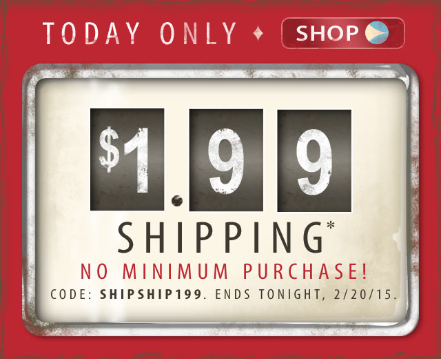 This old-time shipping offer should pump you up