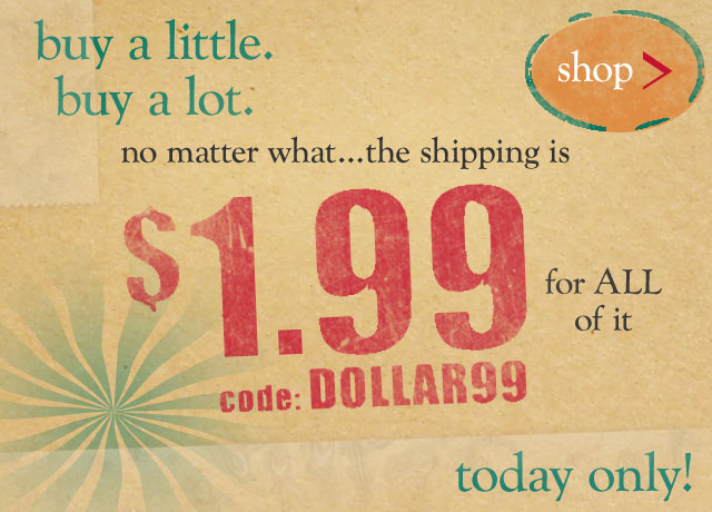 Every package ships for the same low cost