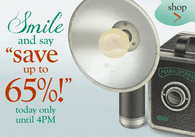 Old-time camera captures a smile ... and a click