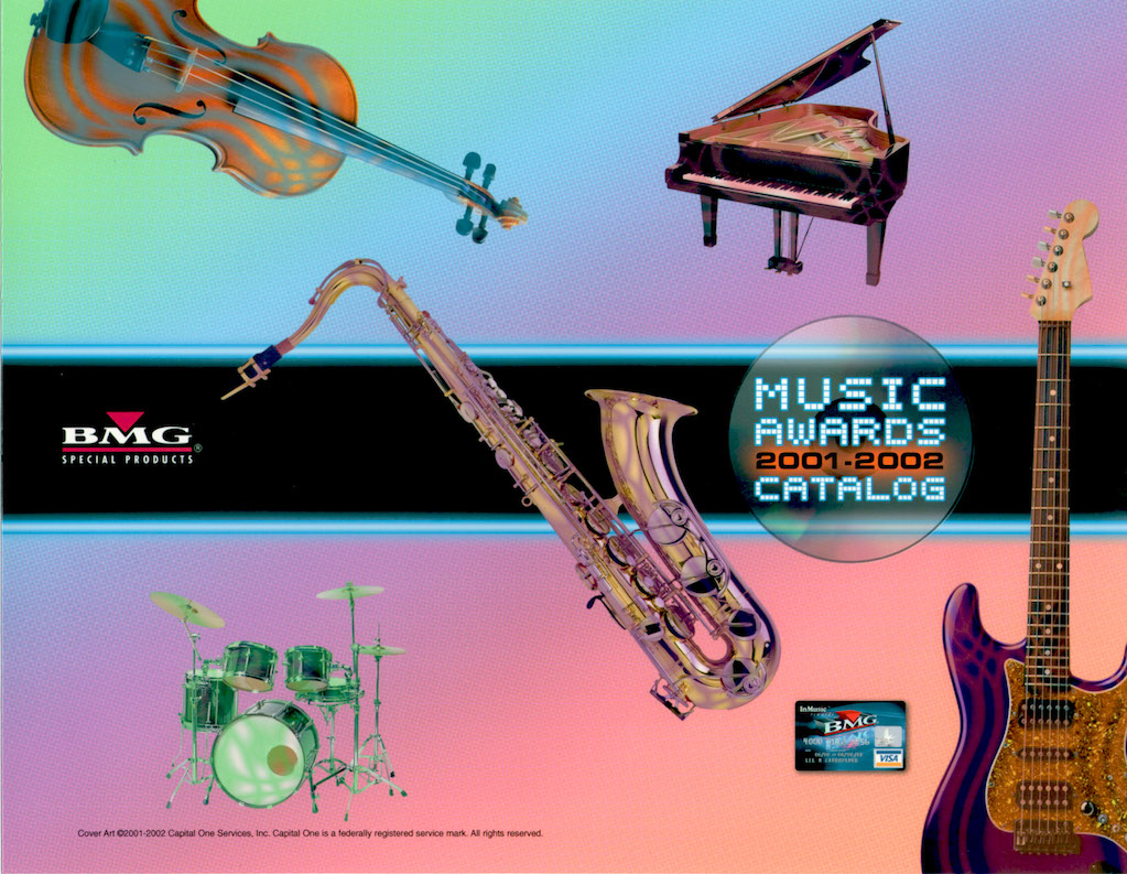 BMG Music Awards Catalog Cover
