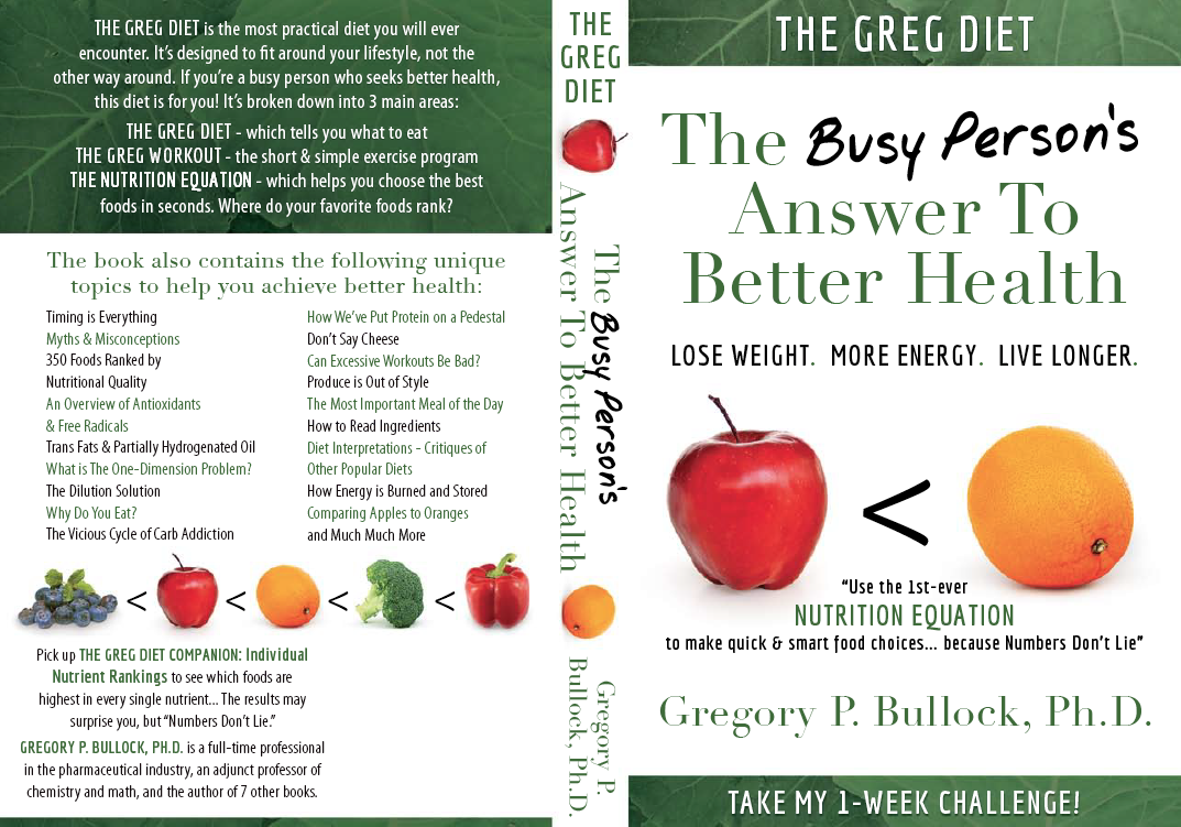 Book Cover Design - The Greg Diet