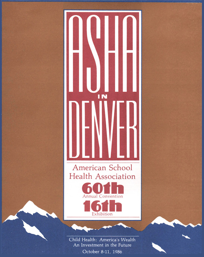 American School Health Assn. Conference Cover Design