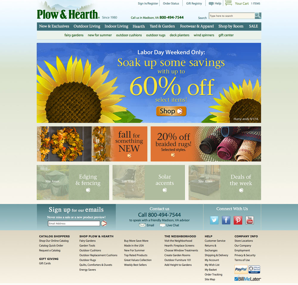 Big Blooming Labor Day Savings