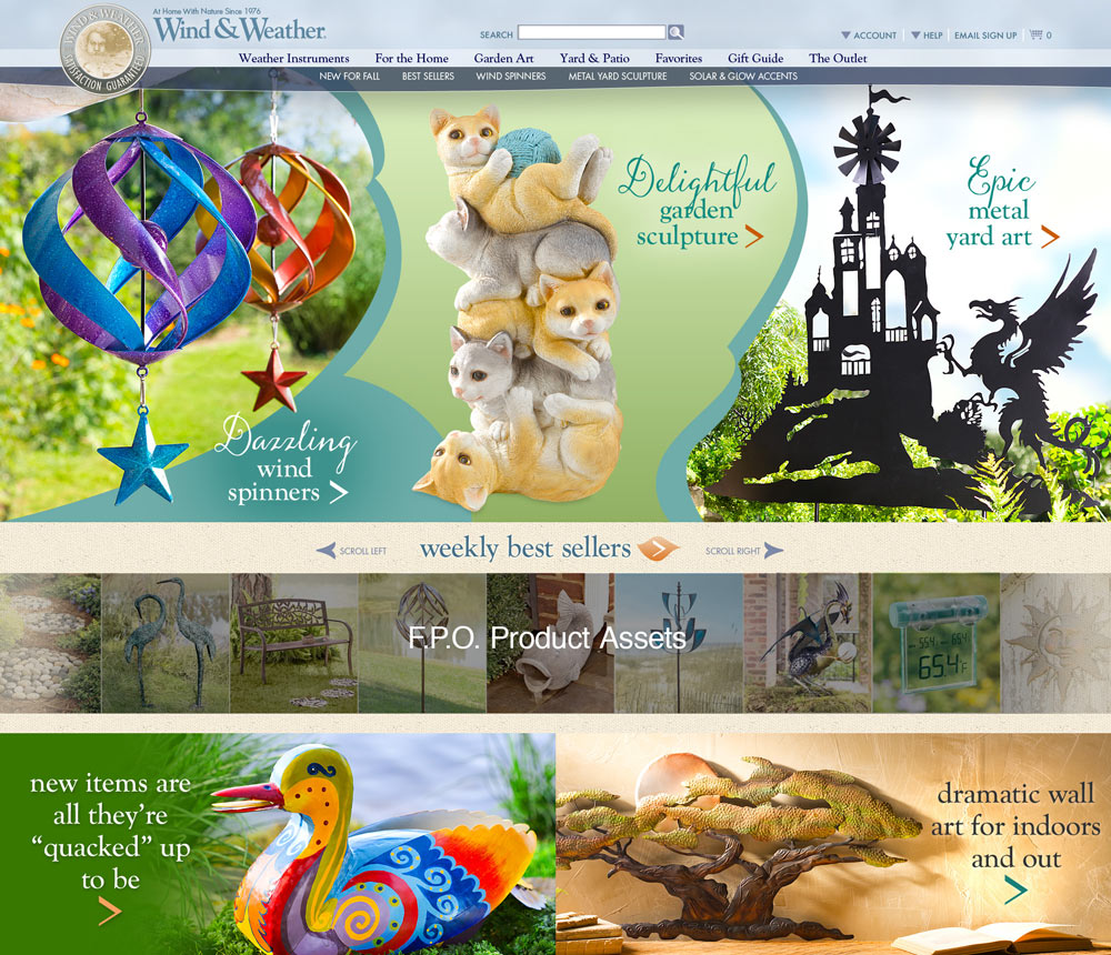 Wind&Weather Home Page - Spring 17 Product Offerings